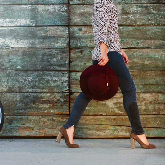 Coach Shoes - NIB! Coach Ophelia Suede Embossed Croc Heels, Sz 8